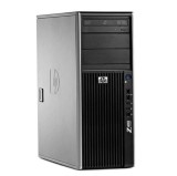 Unitate PC Second Hand, HP Z400 TOWER Workstation, Procesor XEON W3550, Memorie RAM 8 GB, SSD 128 GB NOU, Placa video Nvidia Quadro FX 1800, DVD-ROM