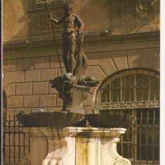 FA55-Carte Postala- ITALIA - Bolzano, Fontana di Nettuno, necirculata 1968