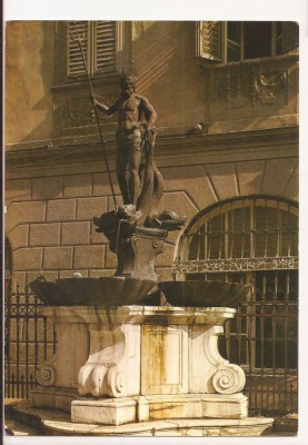 FA55-Carte Postala- ITALIA - Bolzano, Fontana di Nettuno, necirculata 1968 foto