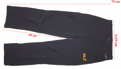 Pantaloni trekking Jack Wolfskin Flexshield copii marimea 134 cm foto