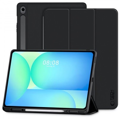 Husa pentru Samsung Galaxy Tab S10 FE+, Tech-Protect, SC PEN, Neagra foto