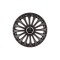 Set 4 Capace Roti 15 inchi (R15) Dino Negru, Compatibile cu SsangYong