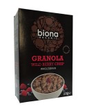 Granola cu fructe de padure crunchy bio, 375g, Biona Organic