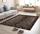 Covor pentru living, model Animal Print Black