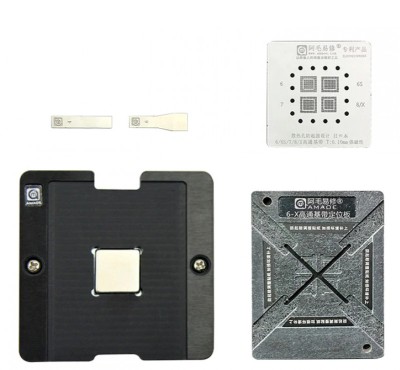 BGA Reballing AMAOE Magnetic Reballing Kit With BGA Stencil Platform for iPhone 6-X foto