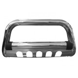 Bullbar inox cu scut Mitsubishi L200 Triton 2015, 2016, 2017, 2018, 2019 &Oslash;76mm MTA646