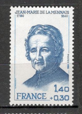 Franta.1980 200 ani nastere J.M. de la Mennais-preot catolic XF.476