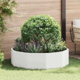 vidaXL Jardinieră Alb 120 x 120 x 35 cm Oțel 883725