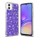 Cumpara ieftin Husa silicon cu sclipici Samsung Galaxy A05 glitter Mov TSG, Techsuit