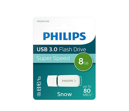 Memory Stick Usb 3.0 - 8gb Philips Snow Edition