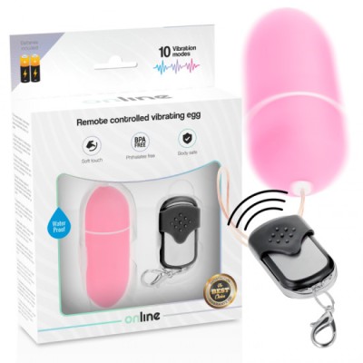 ONLINE - REMOTE CONTROL VIBRATING EGG L PINK foto