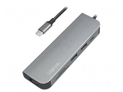 Hub USB HDMI cu USB-A și USB-C Power Delivery 5Gbps foto