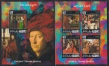 Maldive 2014 - Picturi de Jan van Eyck, Colita + Bloc, MNH