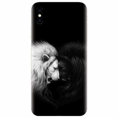 Husa silicon pentru Apple Iphone X, Lions foto