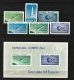 Rep. Dominicană, 1964 | Cucerirea spaţiului - Mercury - Cosmos | MNH | aph