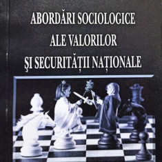 Abordari sociologice ale valorilor si securitatii nationale