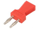 Conector Punte Banană 2mm 10A Roșu 60VDC