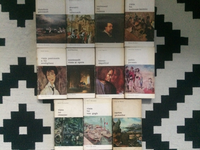 colectia BIBLIOTECA DE ARTA arte si civilizatii editura meridiane colectie lot 30 volume biografii eseuri memorii