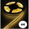 Banda LED 12V 60LED/m SMD3528 Alb Cald IP20-Lungime 4 Metri
