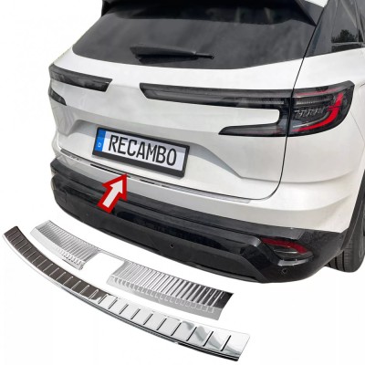 Set de 2 protectii bara spate si interior portbagaj crom premium pentru Renault Austral din 2022 foto