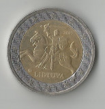 Lituania, 2 euro de circulaţie, 2017, Europa