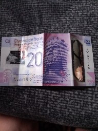 Bancnota 20 pounds,Anglia foto