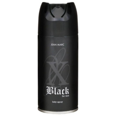 Deodorant Spray MEN JEAN MARC Black, 150 ml, Protectie 24 h, Spray Deodorante pentru Barbati, Deodorant Spray pentru Barbati, Spray-uri Deodorante Bar foto