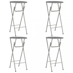 Mese de bar, 4 buc., antracit, 60 x 112 cm, MDF foto