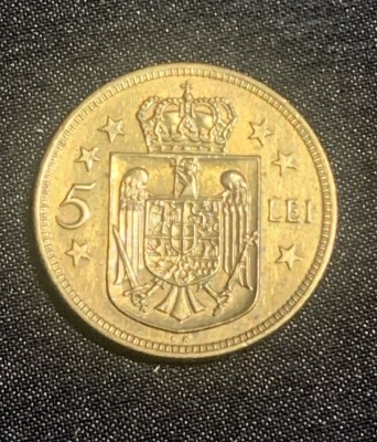 Moneda 5 lei 1930 KN foto