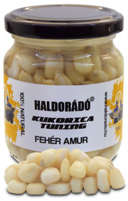Haldorado - Porumb cu zeama Alb aroma Amur - 130g foto