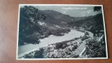Carte postala, Calimanesti, vedere pe Olt, perioada interbelica