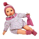 Cumpara ieftin Papusa Nines D&#039;Onil Alex Pompon cu sunete si jucarie, ambalata in cutie, cu miros de vanilie, 40 cm
