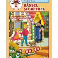 Hansel si Gretel - carte de colorat A5 - Fratii Grimm