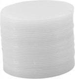 Set de 34 discuri decorativ Noblik, acril, transparent, 10 cm
