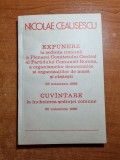 Expunerea lui ceausescu la plenara PCR - 30 noiembrie 1988