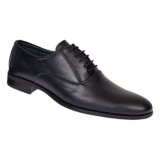 Pantofi barbati office eleganti din piele naturala Negru 899N
