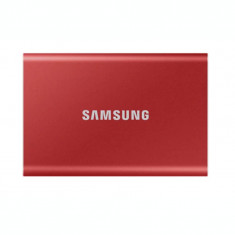 SSD portabil SAMSUNG T7 2TB USB 3.2 Gen 2 rosu foto