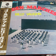 Vinil "Japan Press" Billy Vaughn ‎– Golden Marches (VG+)