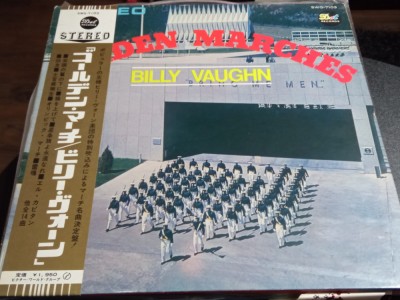 Vinil &amp;quot;Japan Press&amp;quot; Billy Vaughn &amp;lrm;&amp;ndash; Golden Marches (VG+) foto