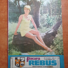 revista flacara rebus 15 octombrie 1983