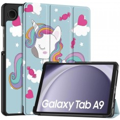Husa pentru Samsung Galaxy Tab A11 / Tab A9, Techsuit, FoldPro Unicorn, Multicolor