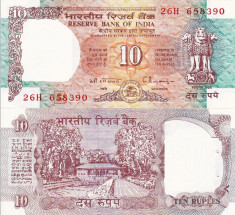 INDIA 10 rupees 1992 UNC!!! foto