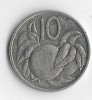 Moneda 10 cents 1987 - Cook, Australia si Oceania, Cupru-Nichel