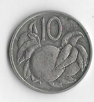 Moneda 10 cents 1987 - Cook