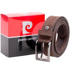 Curea Barbati Pierre Cardin din Piele Naturala 100% Suede, Made in Italy