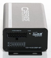 Amplificator audio Audio System CO-40.5 DSP-BT cu 5 canale, control prin bluethoot, procesor Sigma DSP, paramtri EQ pe canal, filtru HP - LP CarStore