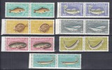 ROMANIA 1960 LP 510 PISCICULTURA PERECHE SERII MNH, Nestampilat