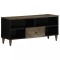 Gossi comoda tv, negru, 100x33x46 cm, lemn masiv de mango