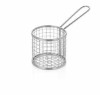 Cos Inox Servire Cartofi Prajiti Mini-Fry APS, Rotund, Diametru 8.5cm, H 7.5cm