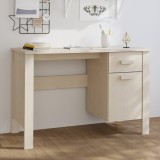 Cumpara ieftin Birou &bdquo;HAMAR&rdquo;, maro miere, 113x50x75 cm, lemn masiv de pin